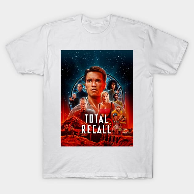 Total Recall 30th Anniversary T-Shirt by Edumj